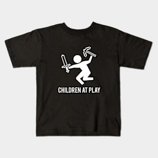 Children At Play in Minecraft Kids T-Shirt